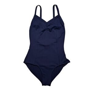 Lulli Dancewear ladies' solid gathered front camisole leotard Tatiana